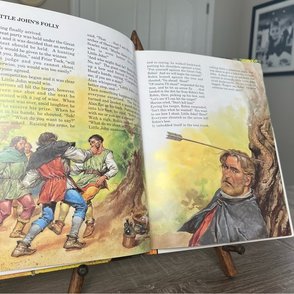 1997 The Legend If Robin Hood Large Story Picture Book - Picture 11 of 11